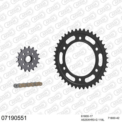 Pignon AFAM 61800 - 17 dents
