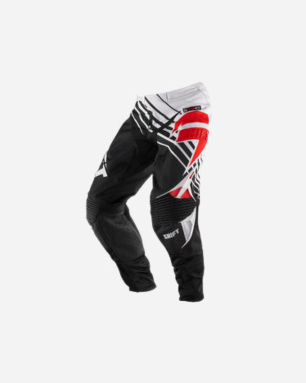 Pantaloni Shift Racing Faction Satellite - Rosso/Nero