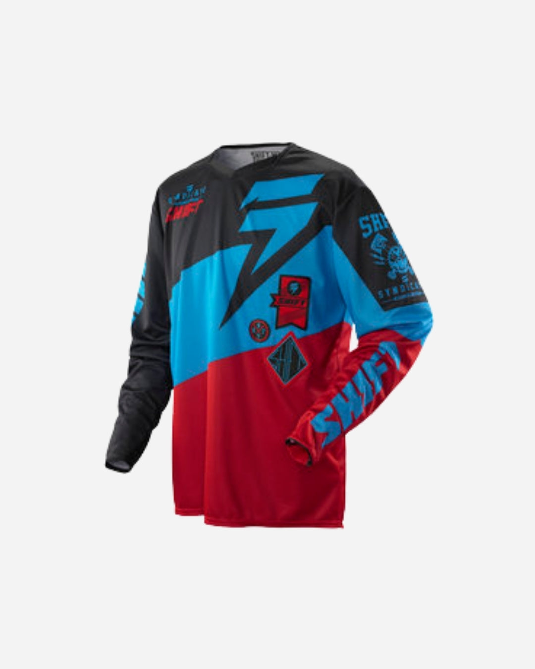 Maillot Shift Racing Faction Slate - Rouge/Noir