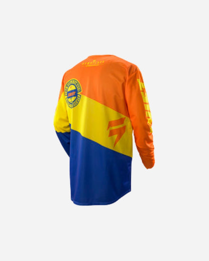 Maillot Shift Racing Faction Slate - Orange/Bleu