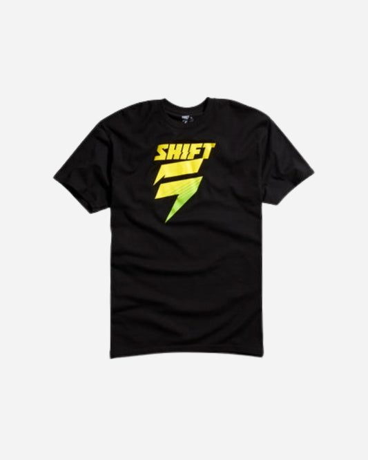 T-shirt Shift Racing Satellite - Noir/Jaune