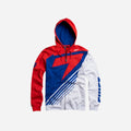 Sweat à capuche Shift Racing Satellite - Bleu/Rouge