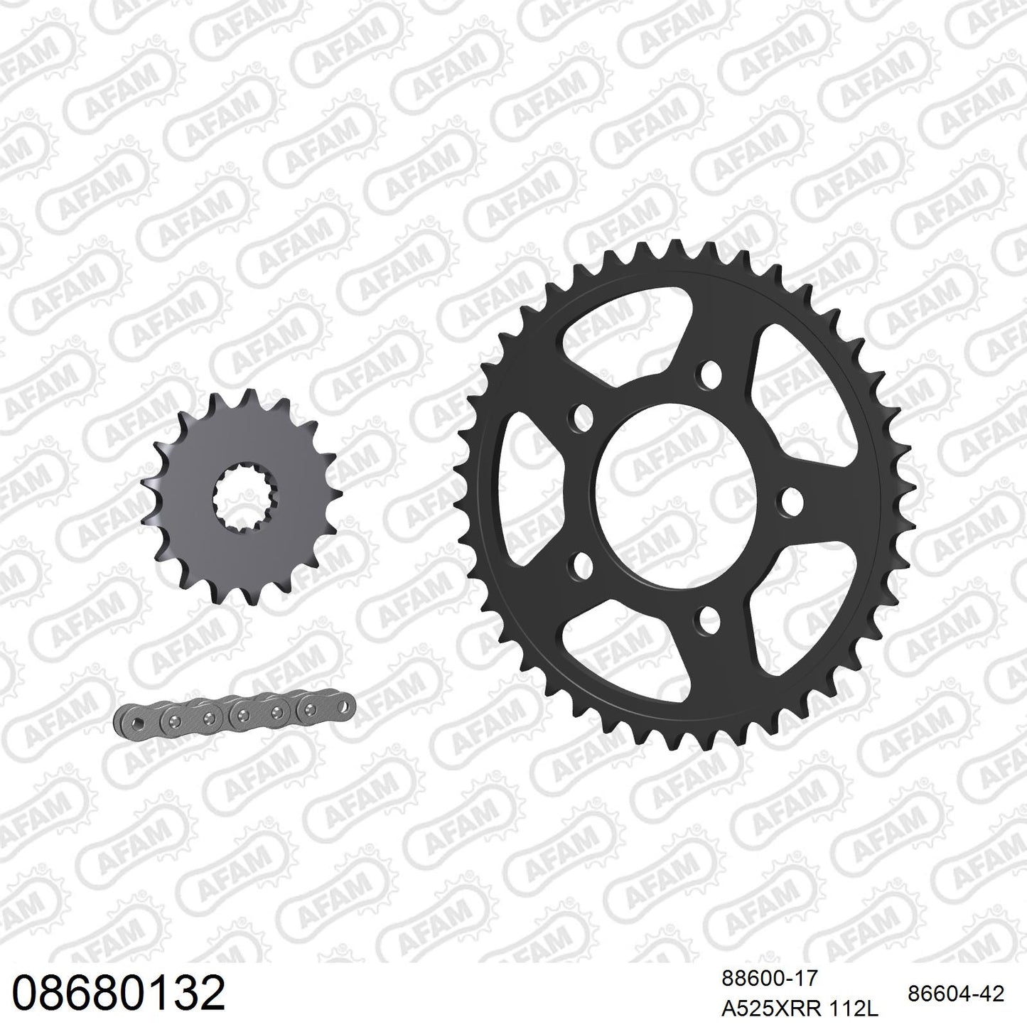 Pignon AFAM 88600 - 17 dents