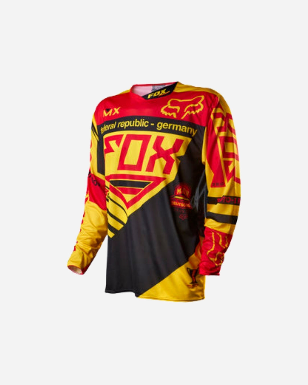 Maillot Fox Racing 360 MXON Intake - Noir/Jaune