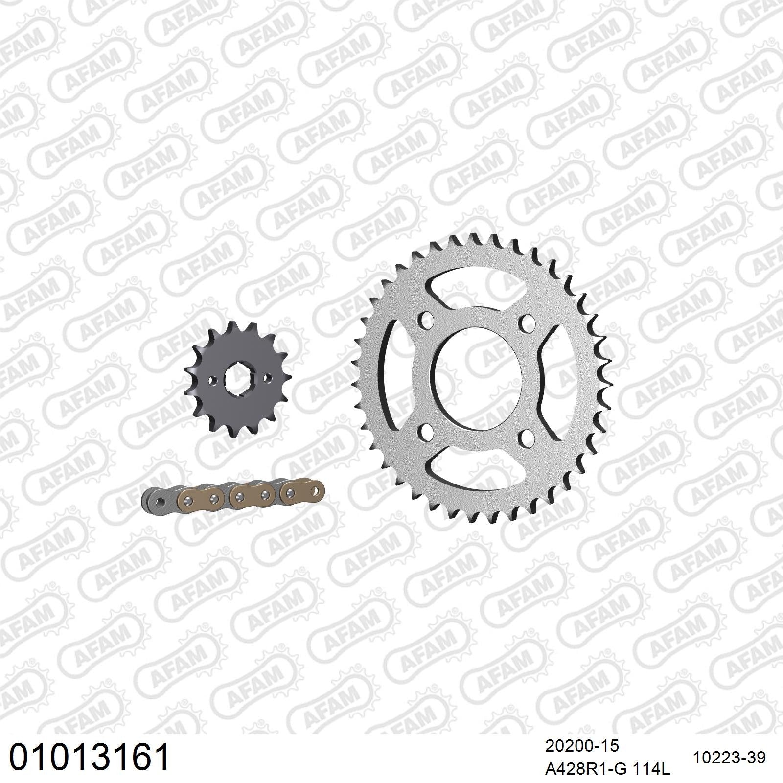 Kit chaîne AFAM Honda CM 125 T