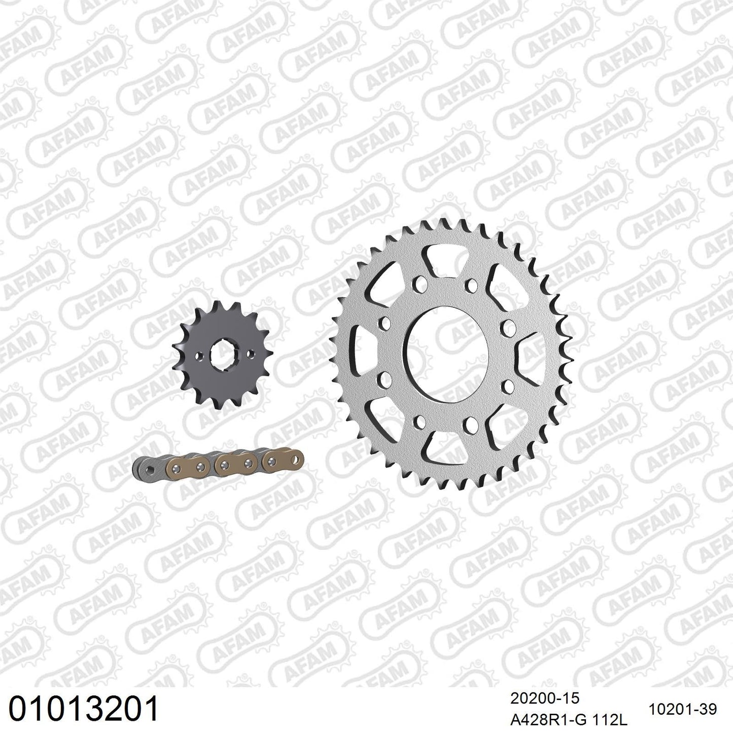 Kit chaîne AFAM Honda CB125T