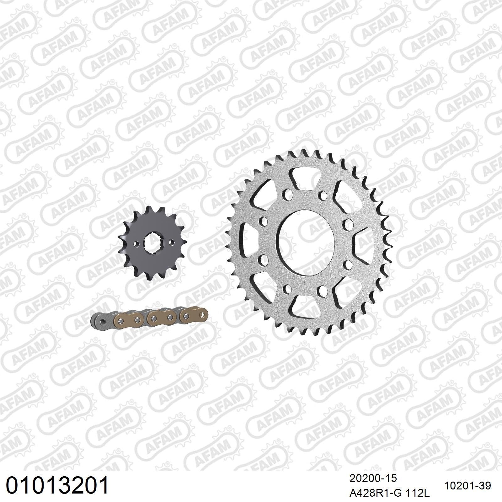 Kit chaîne AFAM Honda CB125T
