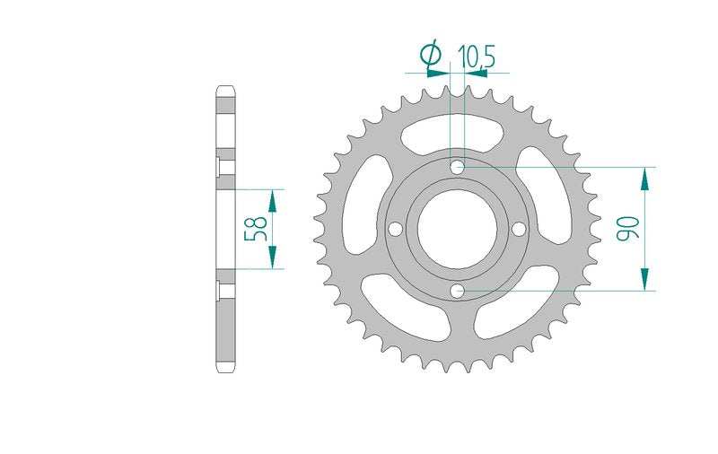 Couronne AFAM 10214 - 40 dents