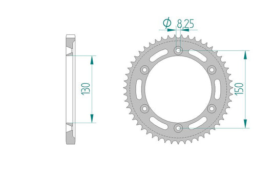 Couronne AFAM 10226 - 51 dents
