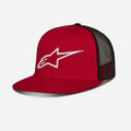 Cappellino da camionista Alpinestars Corp - Rosso/Nero