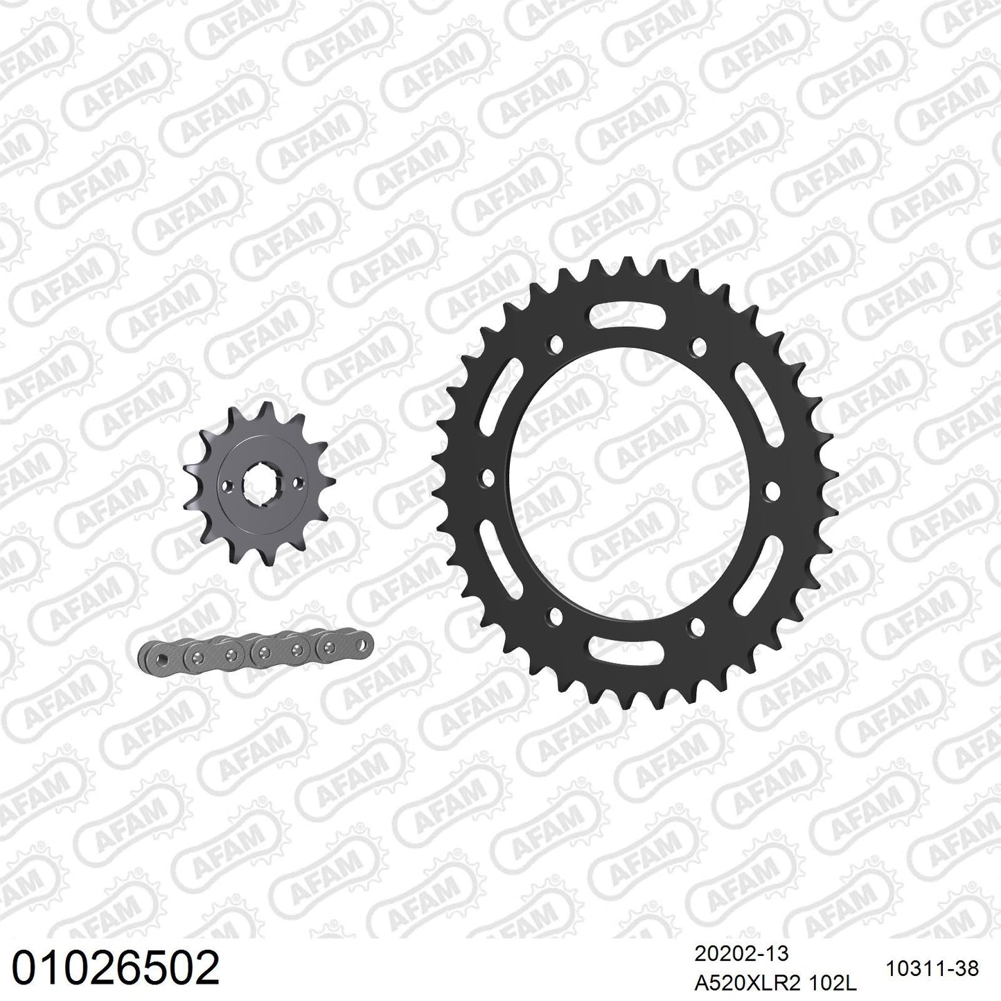 Kit chaîne AFAM Honda XL 250 R (1984-1985)