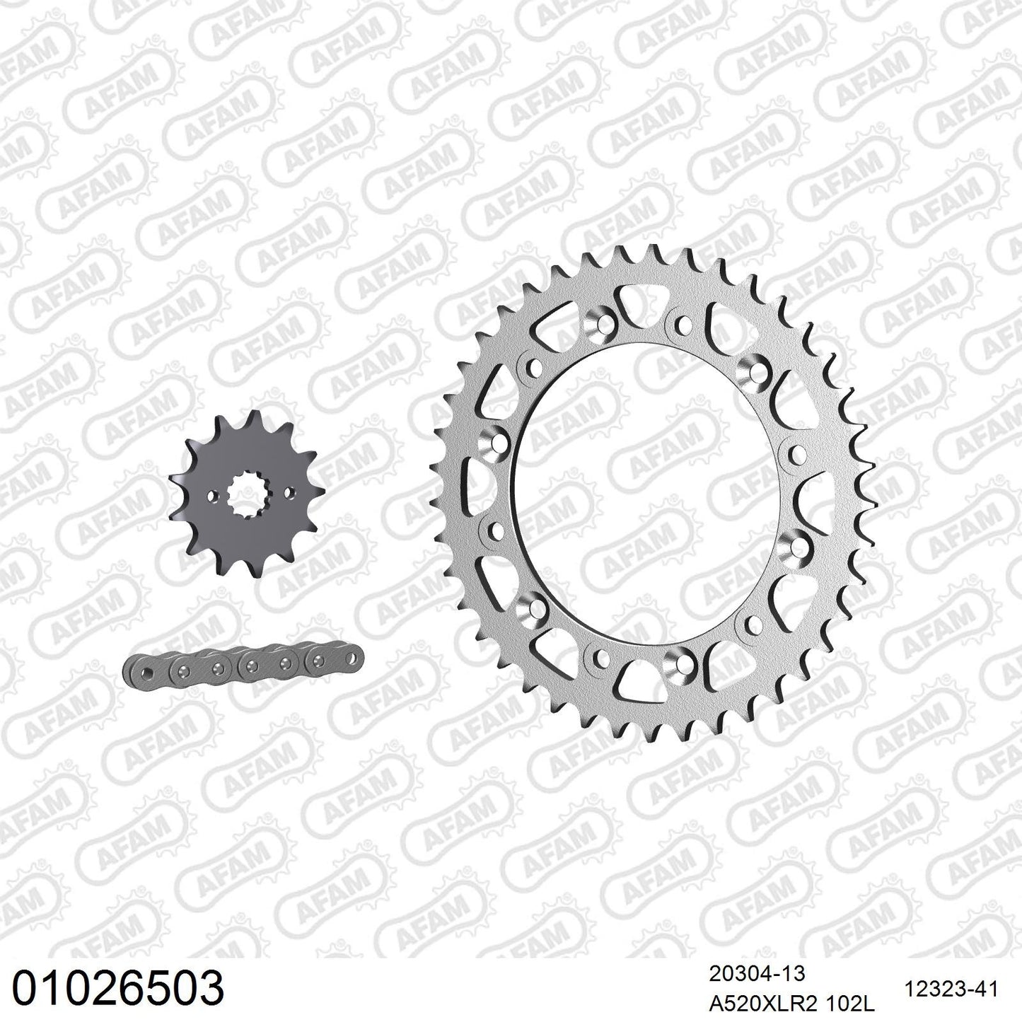 Kit chaîne AFAM Honda NX 250