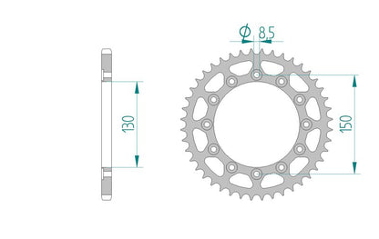 Couronne AFAM 10304 - 40 dents