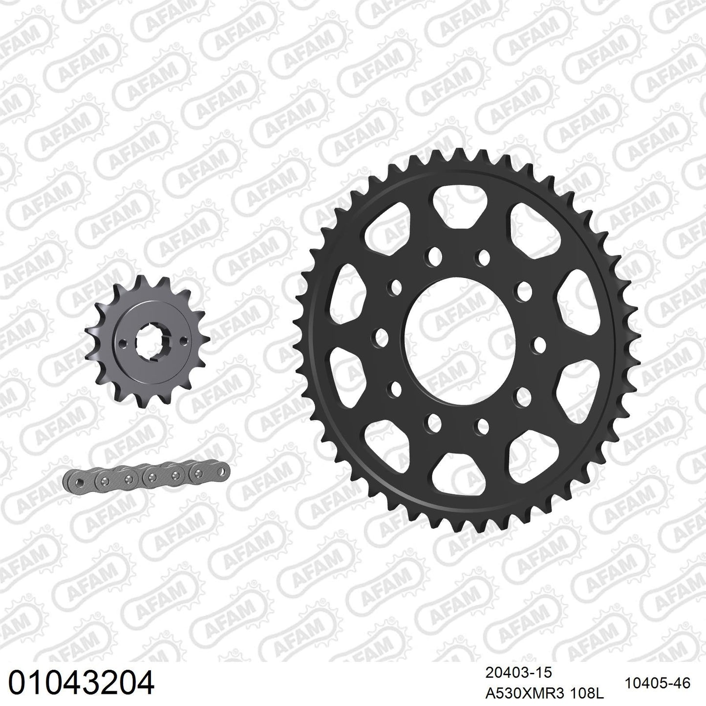Kit chaîne AFAM Honda VF 500 F (1984-1988)