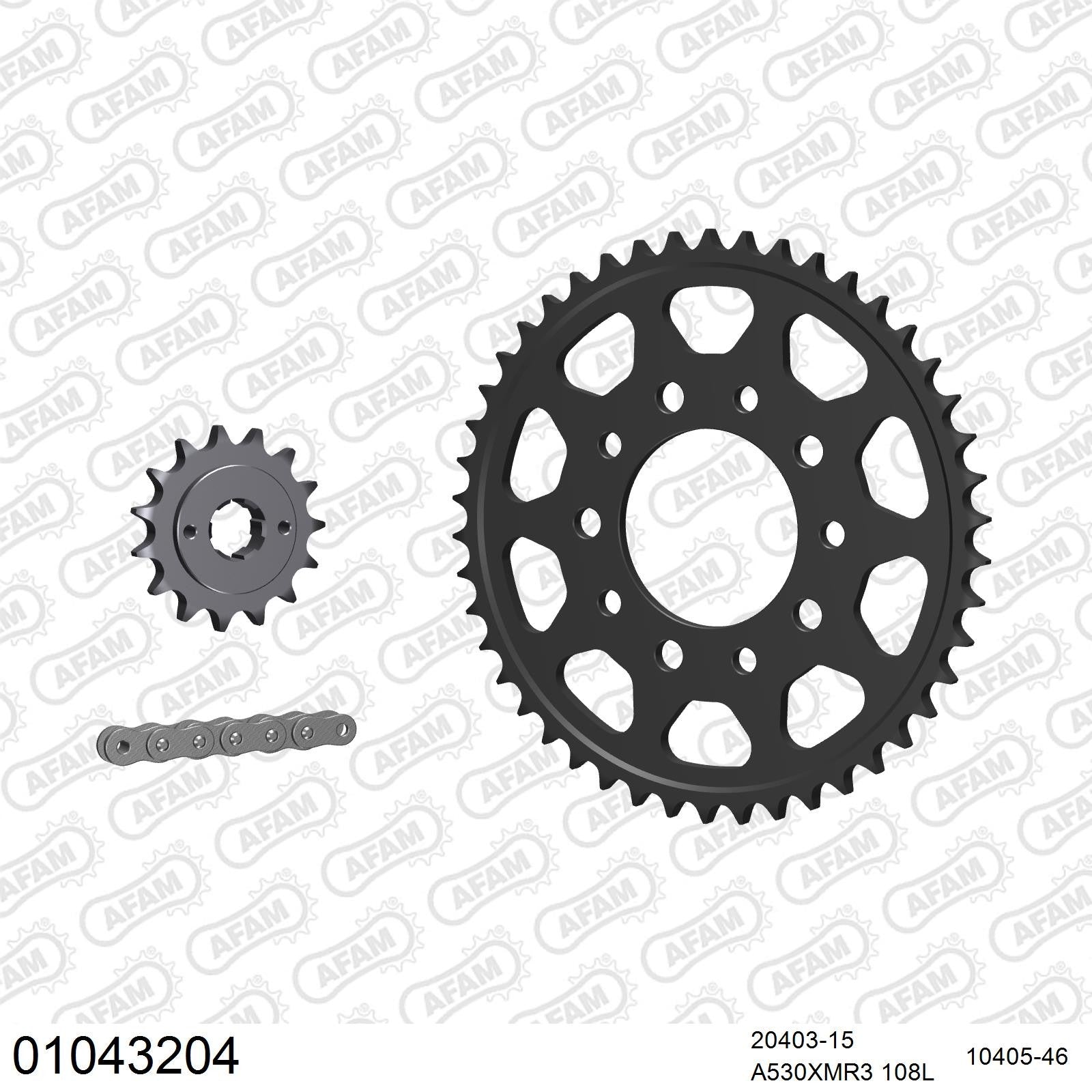 Kit chaîne AFAM Honda VF 500 F (1984-1988)