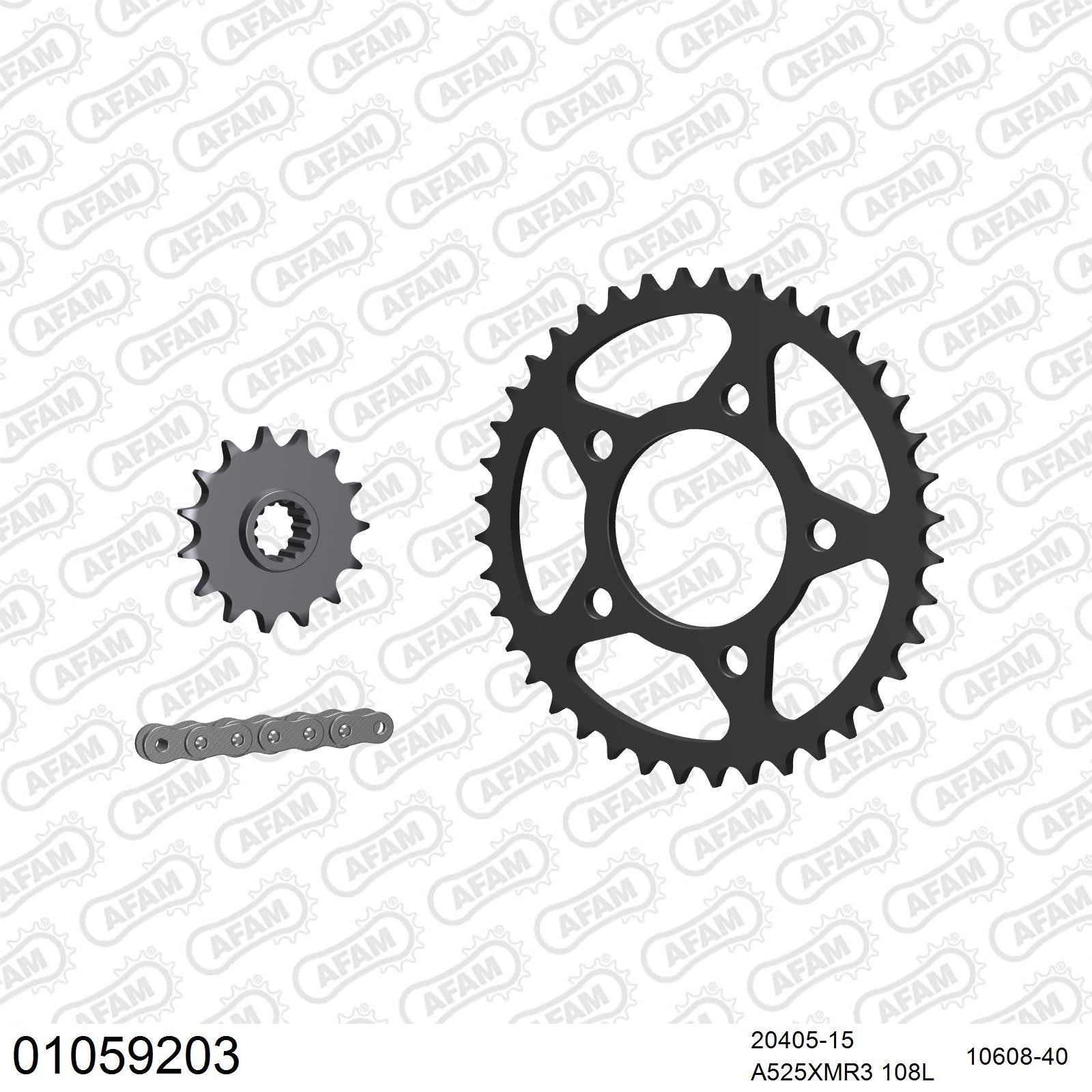 Kit chaîne AFAM Honda CB 500 (1994-2003)