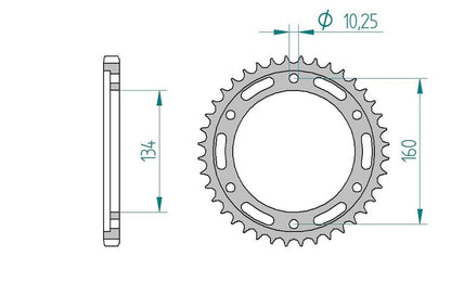 Couronne AFAM 10617 - 46 dents