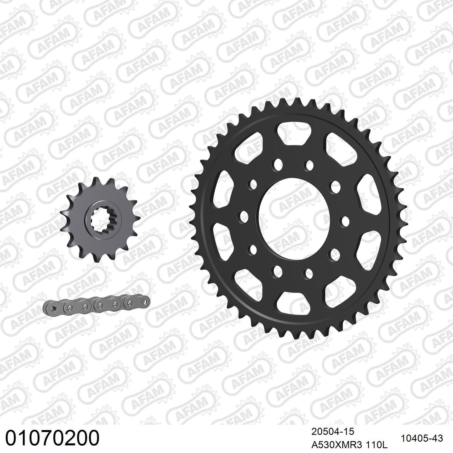 Kit chaîne AFAM Honda CBR 600 F (1987-1990)