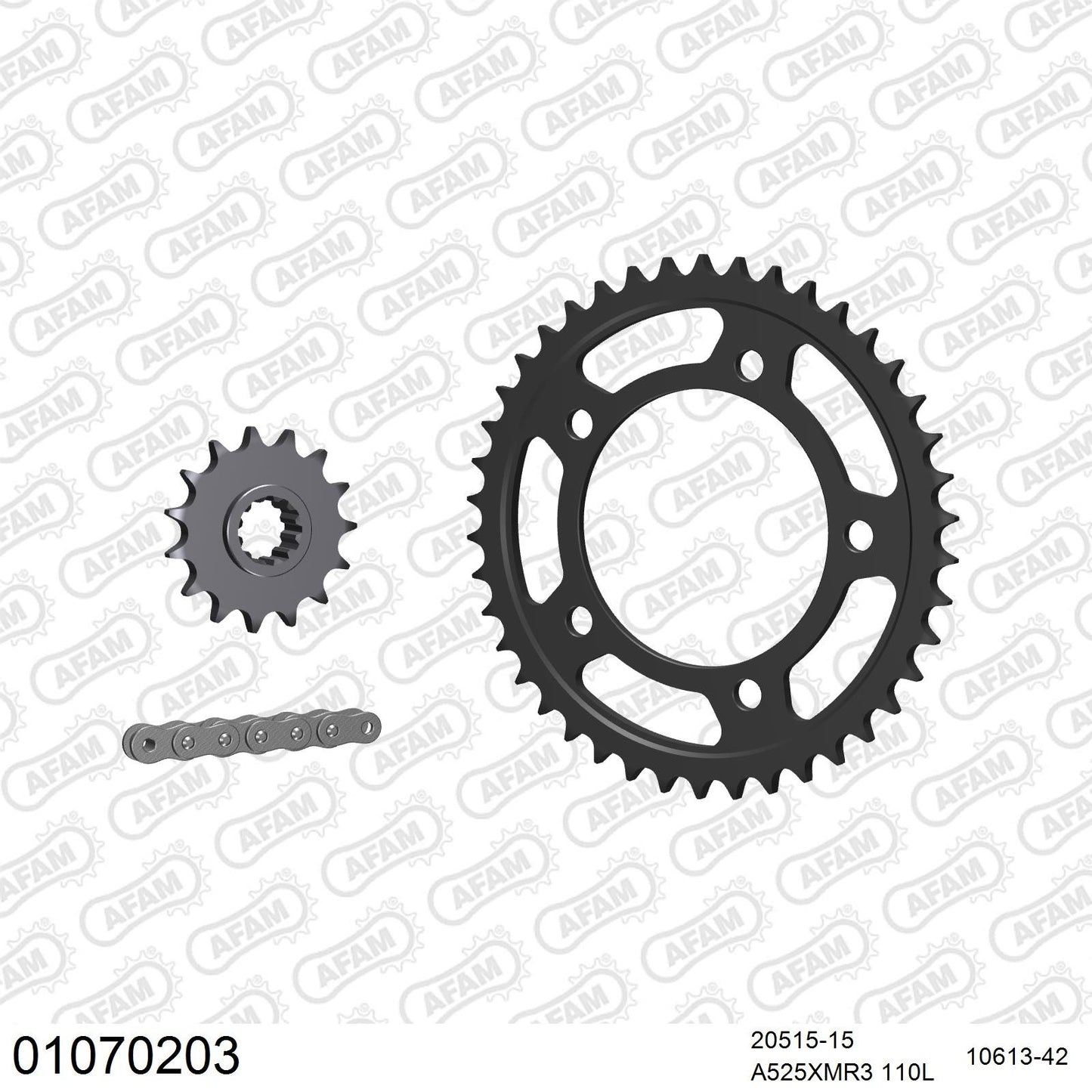 Kit chaîne AFAM Honda CB 600 F Hornet (1998-2006)