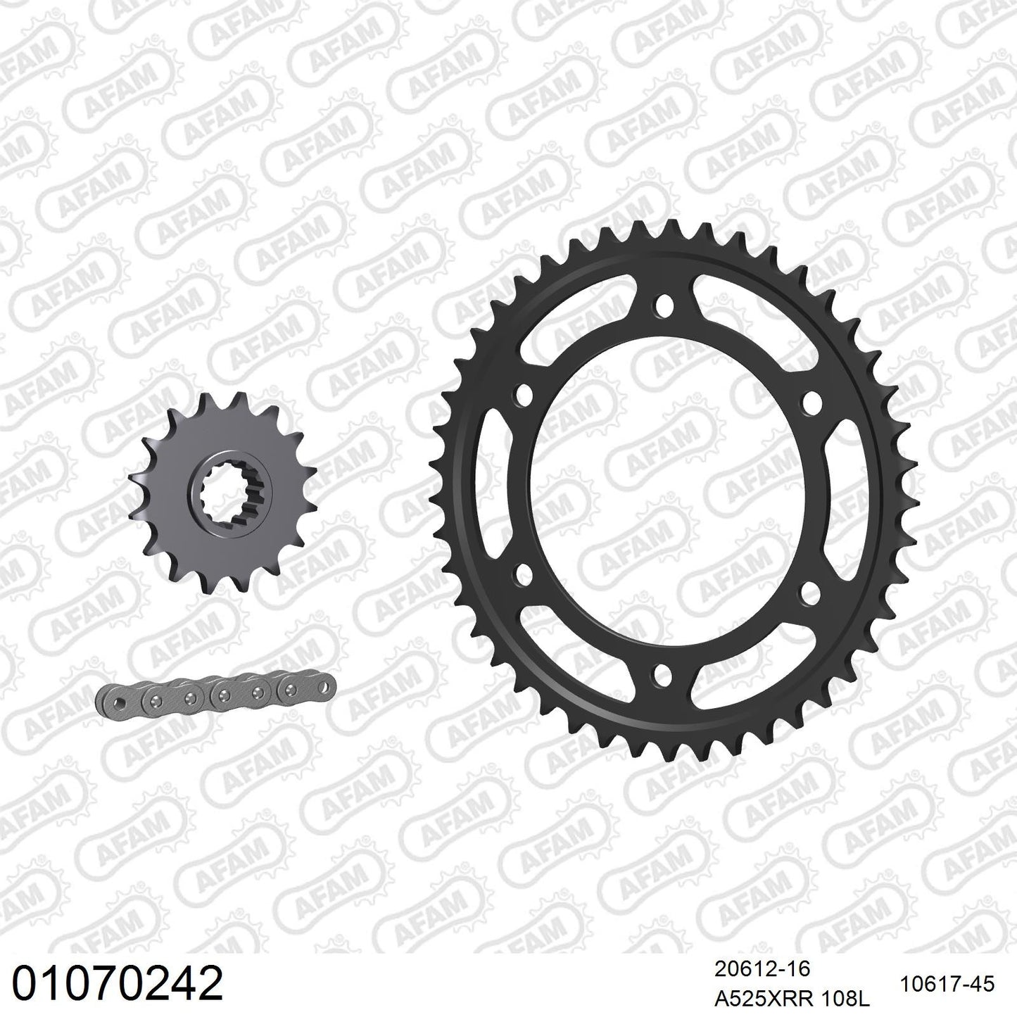 Kit chaîne AFAM Honda CBR 600 F (2001-2004)