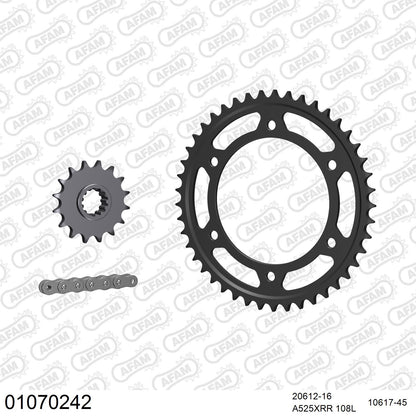 Kit chaîne AFAM Honda CBR 600 F (2001-2004)