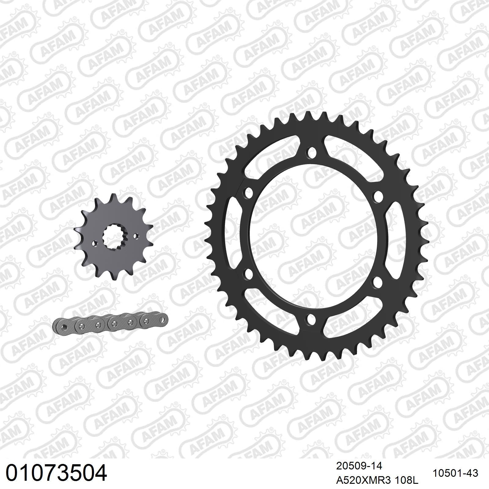 Kit chaîne AFAM Honda SL 650 (1997-1998)