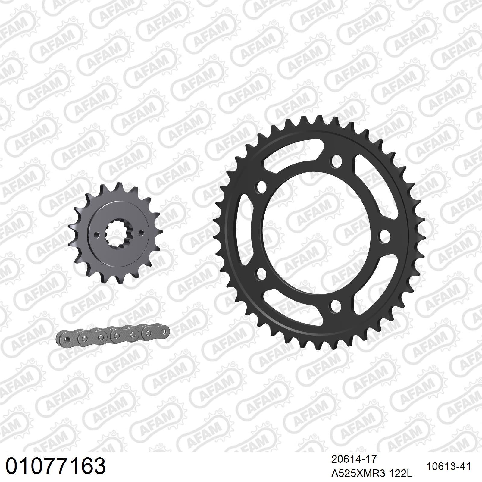 Kit chaîne AFAM Honda VT 750 Black Widow (2000)