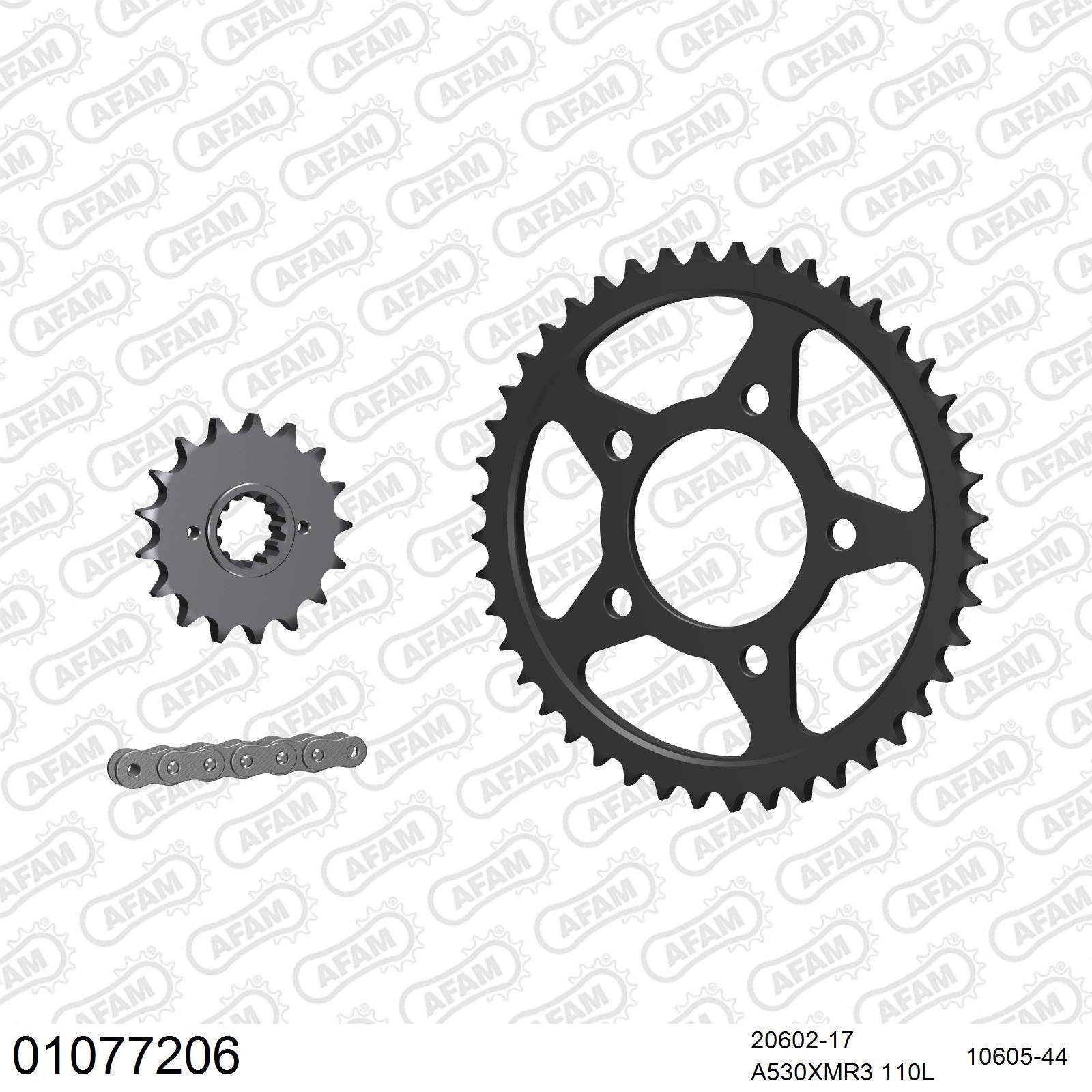 Kit chaîne AFAM Honda VFR 750 F (1986-1987)