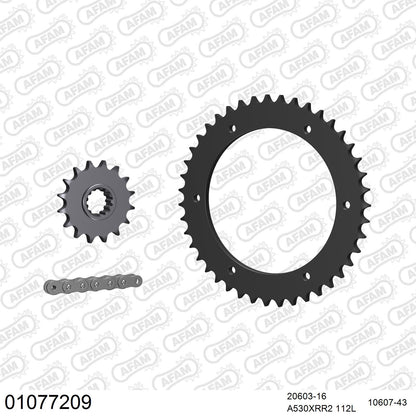 Kit chaîne AFAM Honda CB 750 Seven Fifty (1992-1994)