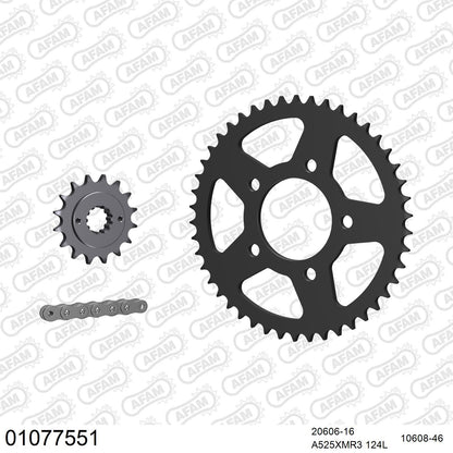 Kit chaîne AFAM Honda XRV 750 Africa Twin (1990-1992)