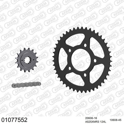 Kit chaîne AFAM Honda XRV 750 Africa Twin (1993-2003)