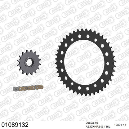 Kit chaîne AFAM Honda CB 1000 R (2008-2014)