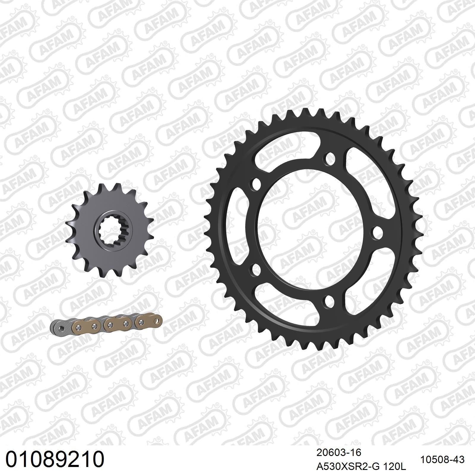 Kit chaîne AFAM Honda CBF 1000 ABS (2006-2009)