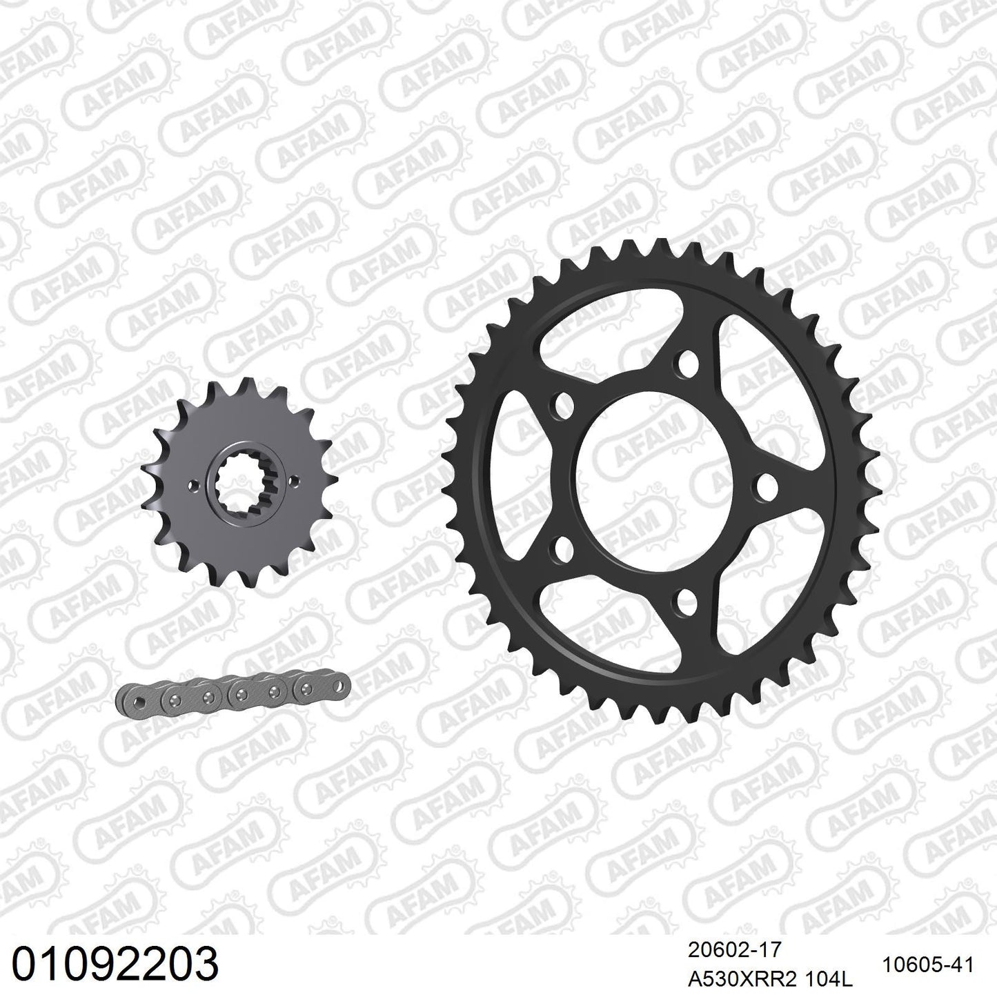 Kit chaîne AFAM Honda CB 1100 F / R (1981-1983)