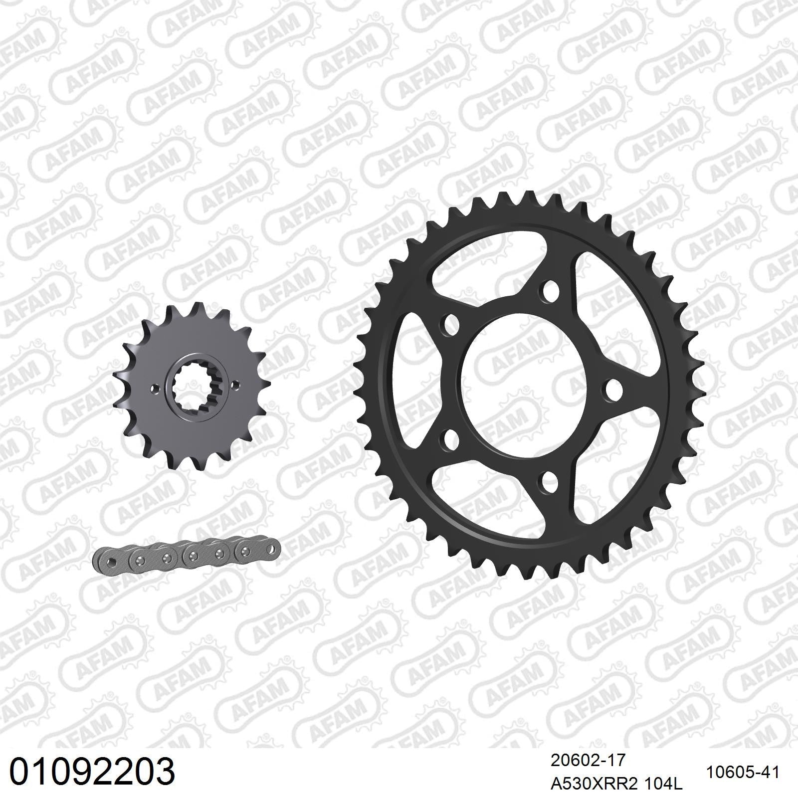 Kit chaîne AFAM Honda CB 1100 F / R (1981-1983)