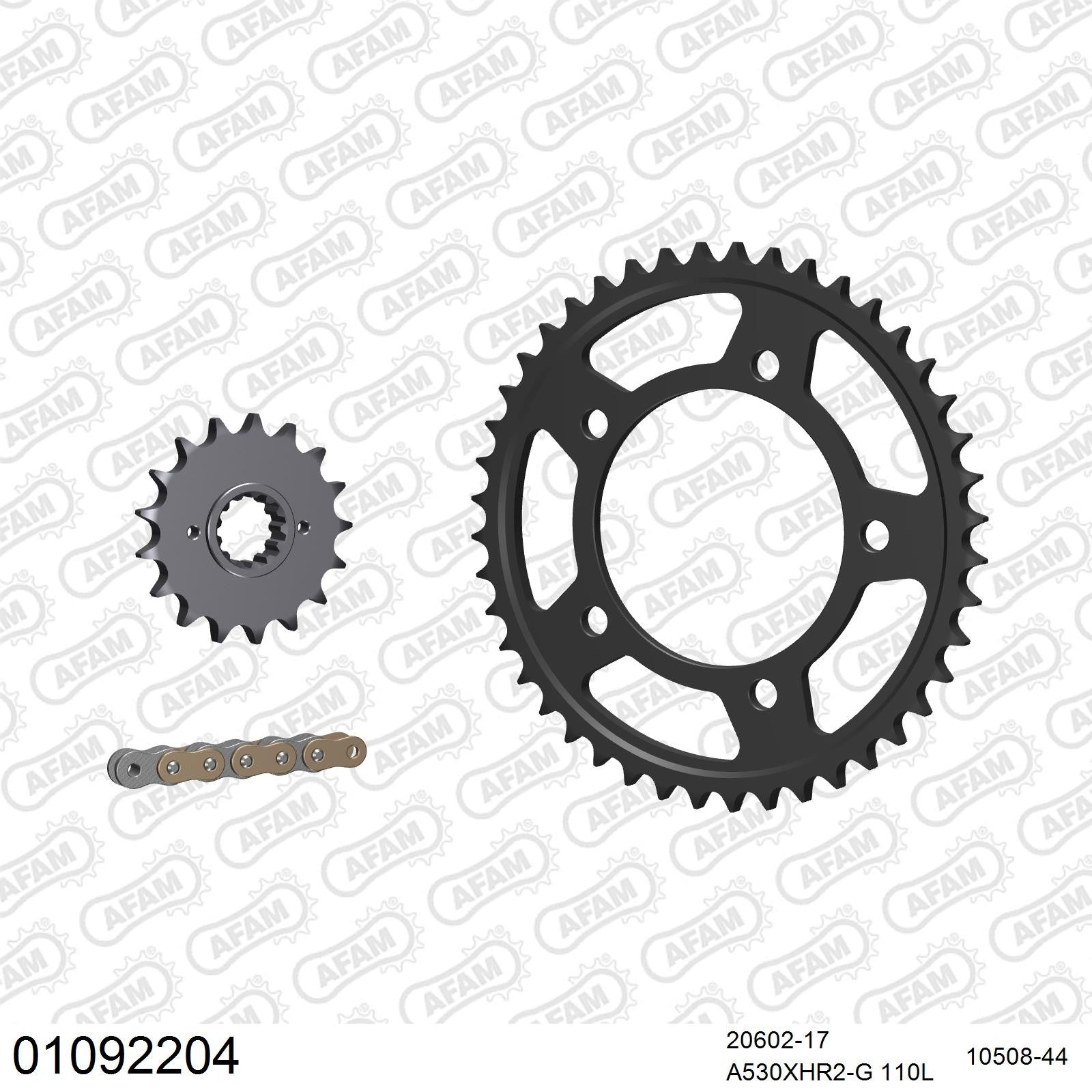 Kit chaîne AFAM Honda CBR 1100 XX Super Blackbird (1996-2008)