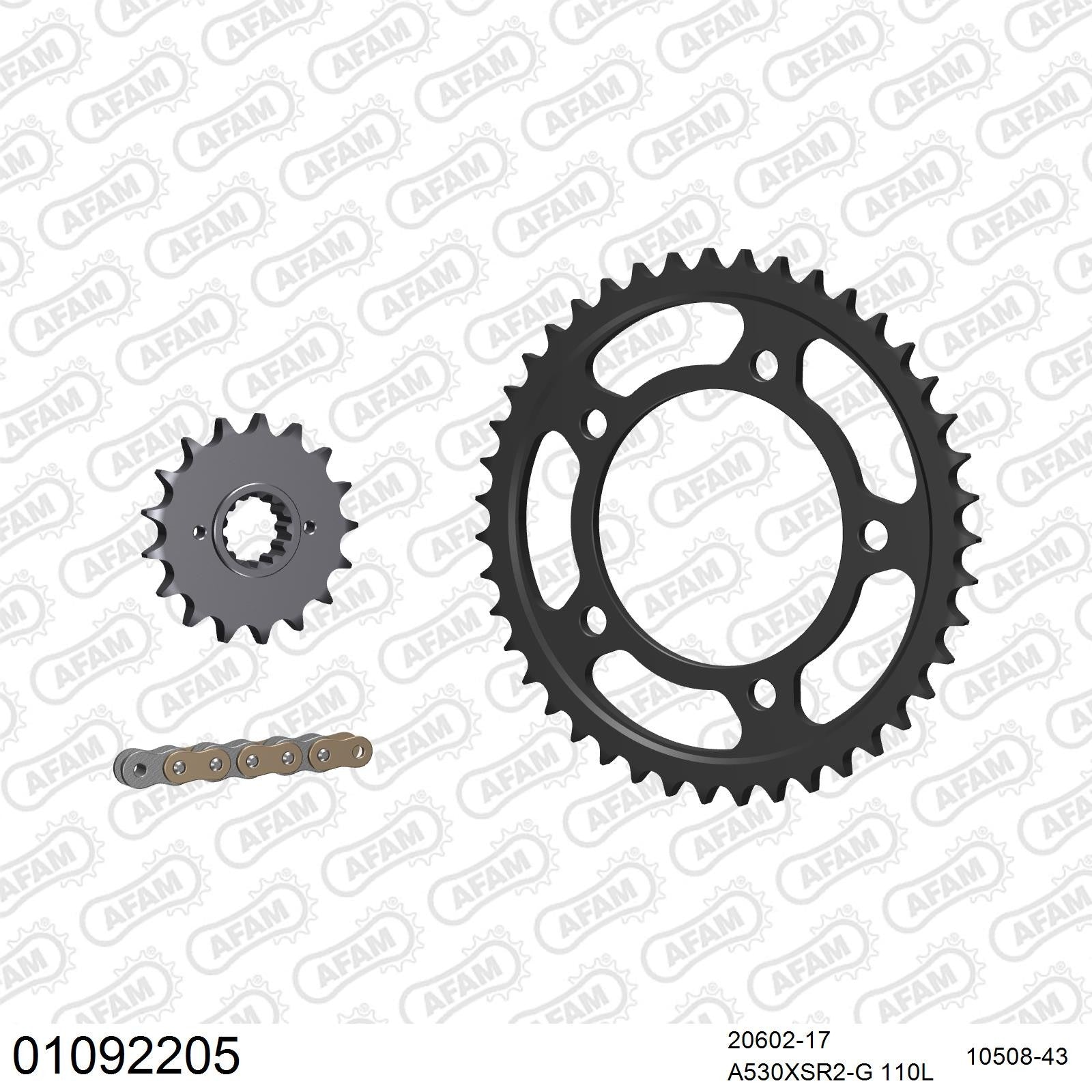 Kit chaîne AFAM Honda CB 1100 SF X11 (2000-2002)