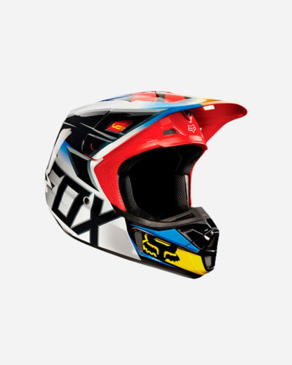 Fox Racing V2 Rennhelm – Schwarz/Rot