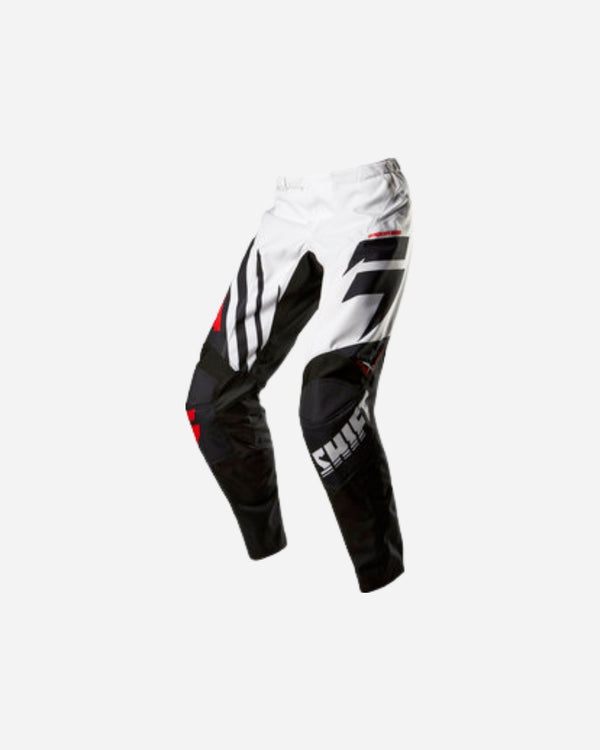 Pantaloni da gara Shift Racing Assault - Nero/Bianco