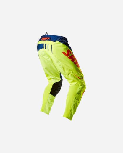 Shift Racing Assault Rennhose – Marineblau/Gelb