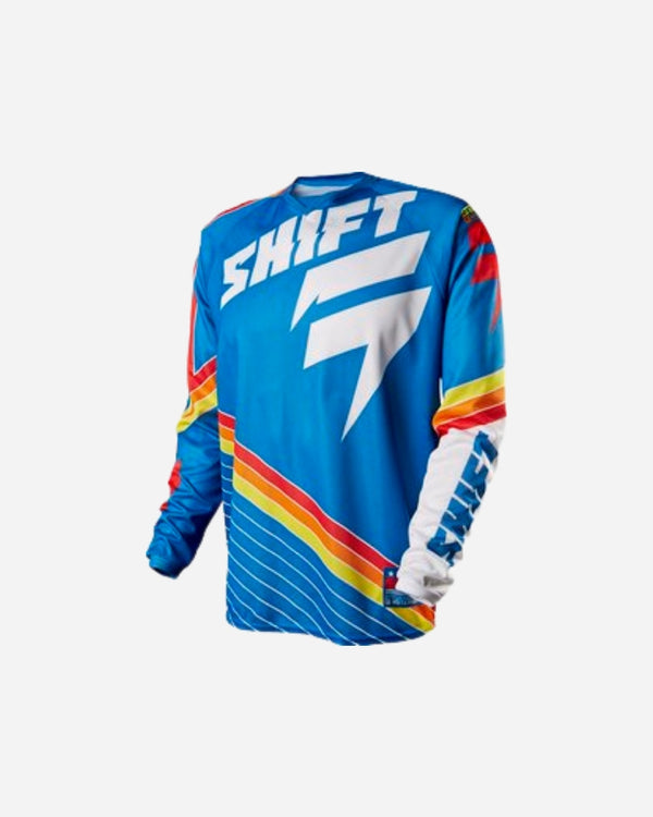 Maglia Shift Racing Strike Stripes - Blu