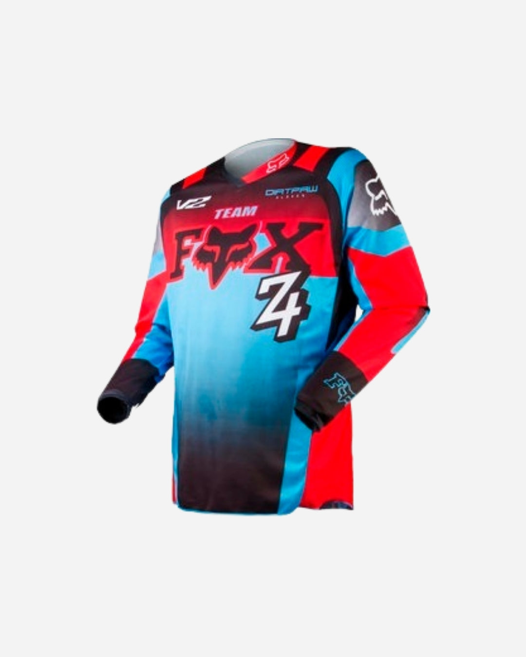 Maillot enfant Fox Racing 180 - Bleu/Rouge