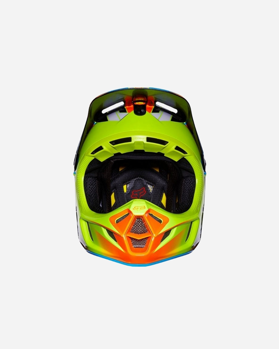 Casco Fox Racing V4 Race - Blu/Giallo