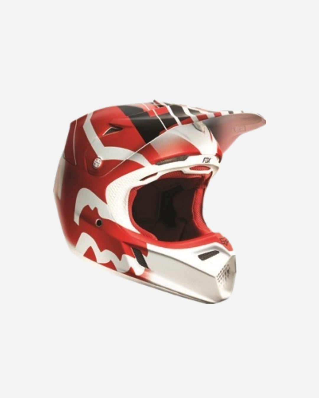 Fox Racing V3 Savant Helm - Rot