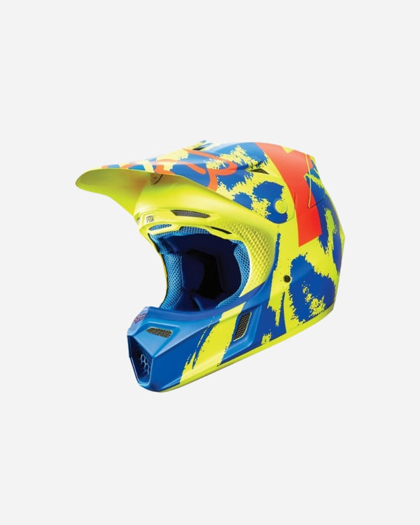 Fox Racing V3 Marz Helmet - Yellow
