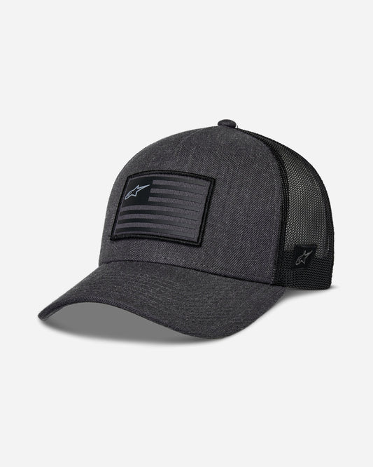 Casquette Snapback Alpinestars Flag - Gris Chiné/Noir
