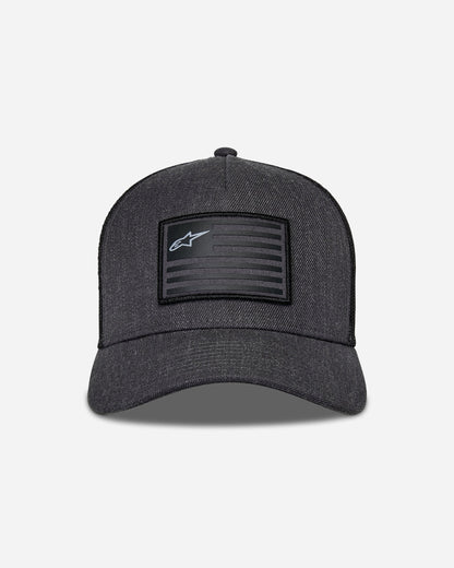 Alpinestars Flag Snapback Cap – Hellgrau/Schwarz
