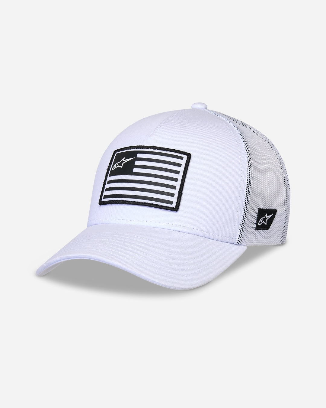 Alpinestars Flag Snapback Cap – Weiß/Weiß