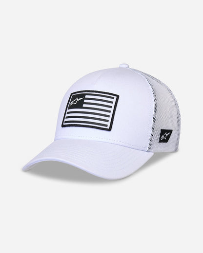 Alpinestars Flag Snapback Cap – Weiß/Weiß