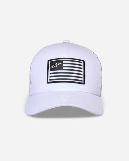 Alpinestars Flag Snapback Cap – Weiß/Weiß